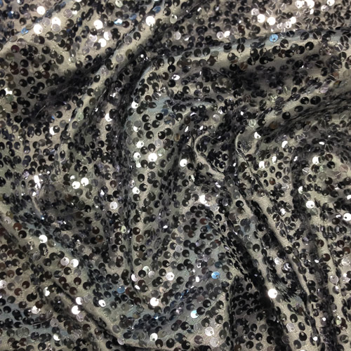 Sequin Taffeta Silver